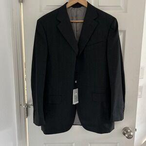 Ader Santoria Loro Piana Blazer Men EU 52 Single Breasted Wool NEW Italian $684